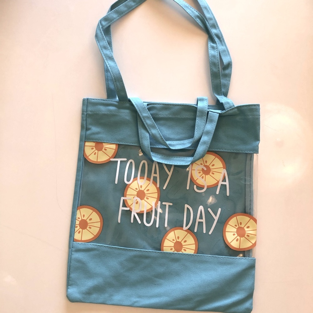 Tote Bag with Clear Front